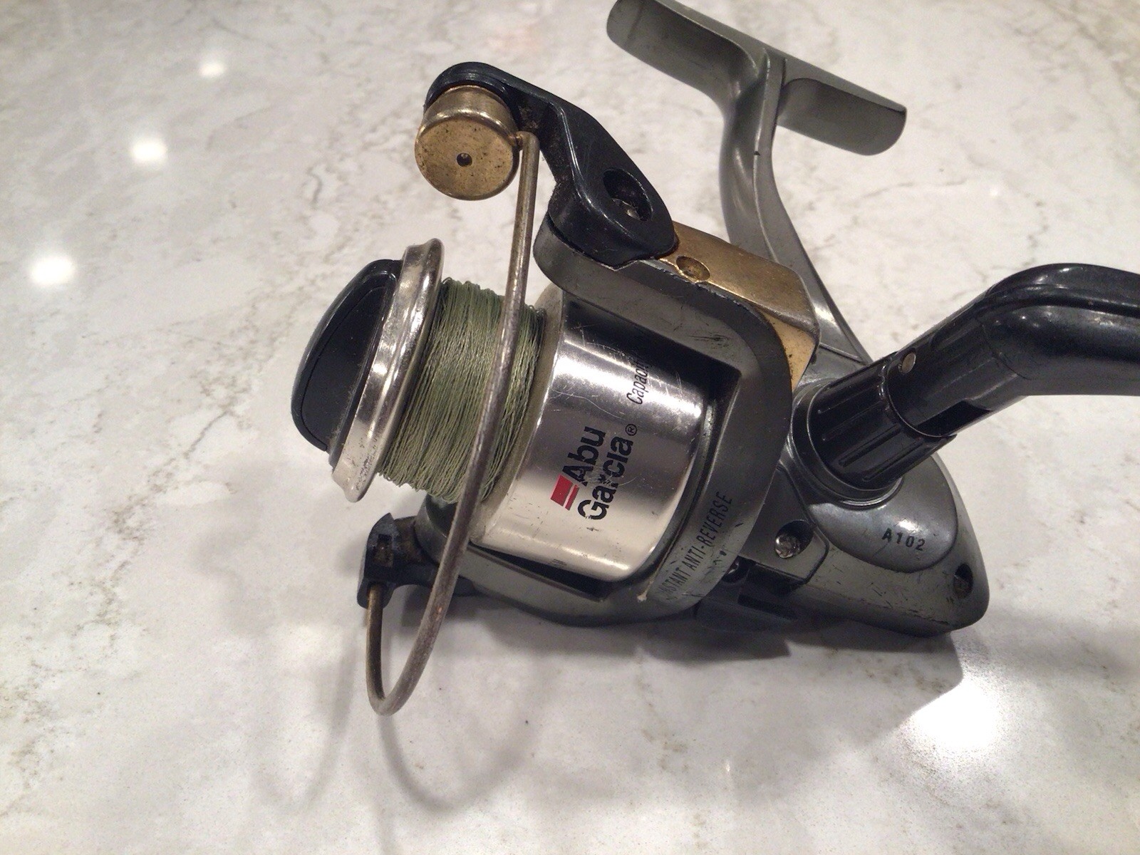 Abu Garcia Agenda A102 Light Action Spinning Reel with Instant Anti-Reverse