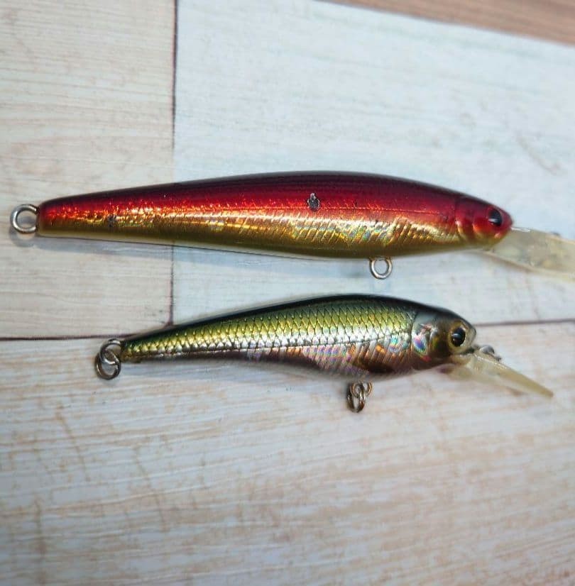 Lucky Craft Baby Shad 60SP Stacey 80 Minnow Lure Used