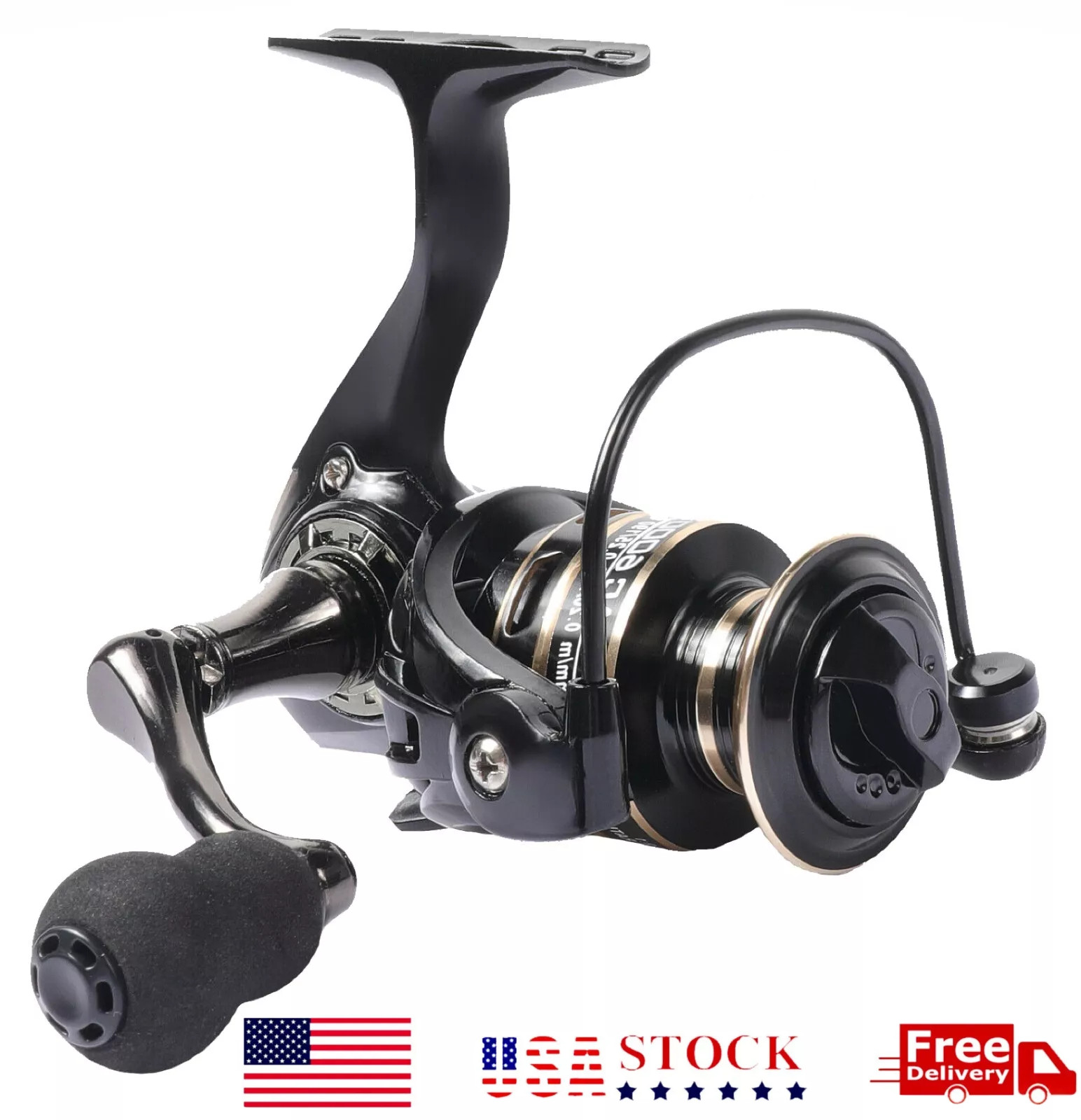 AC 4000 Spinning Reel 5.2:1 Gear Ratio Freshwater Saltwater Fishing Reel