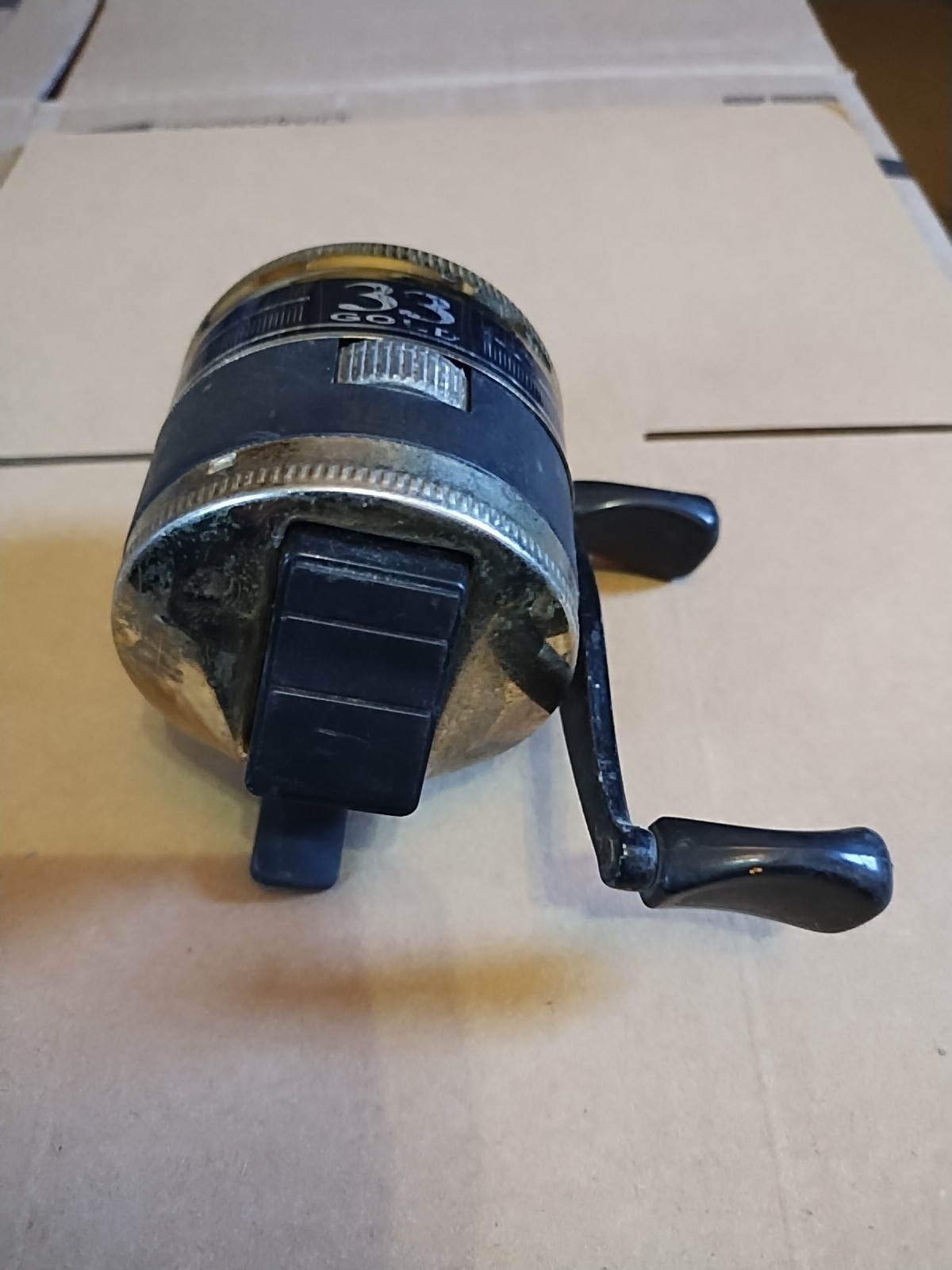 Zebco 33 Gold Fishing Reel Freshwater Crappie Bass Catfish Metal Ball Bearing