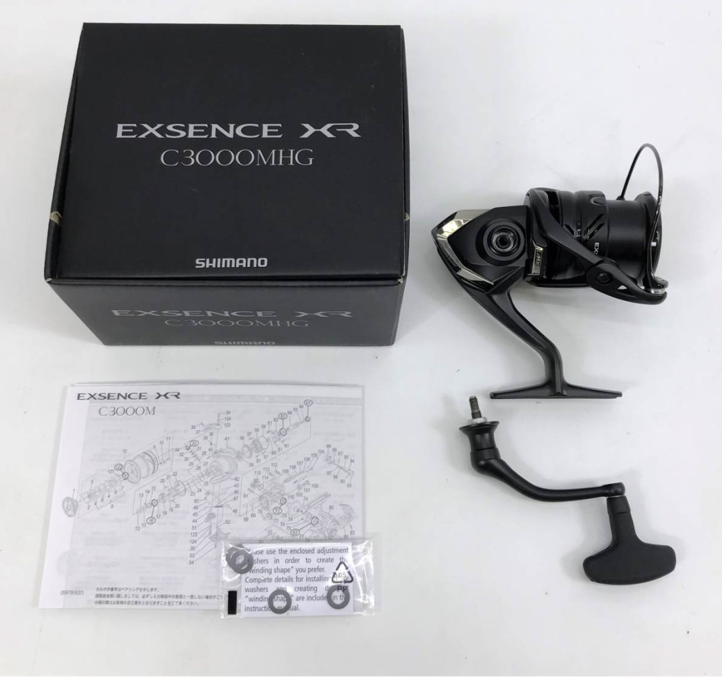 SHIMANO 23 Exsence XR C3000MHG Spinning Reel in the Box