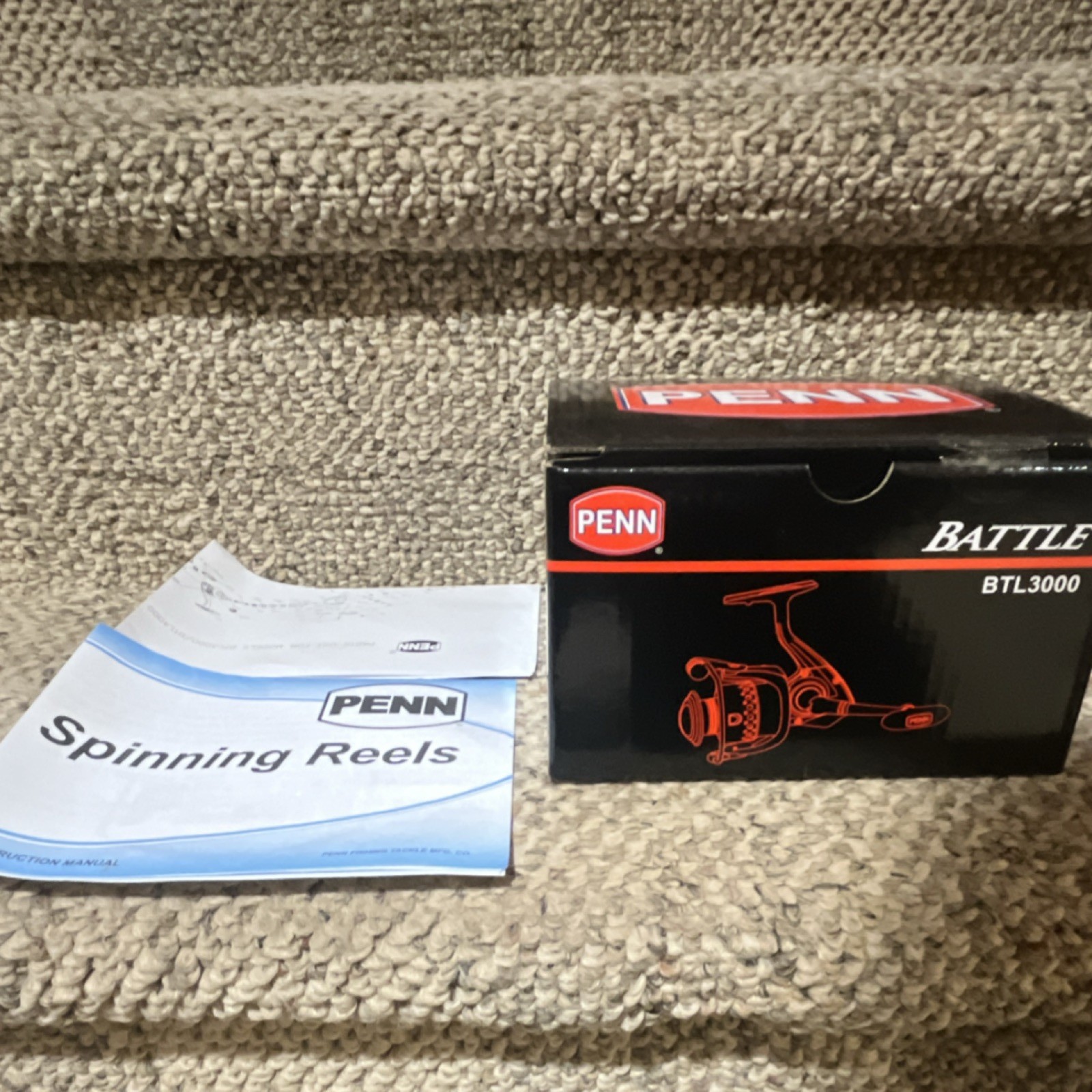 Penn Battle BTL3000 Spinning Reel Box only and manual