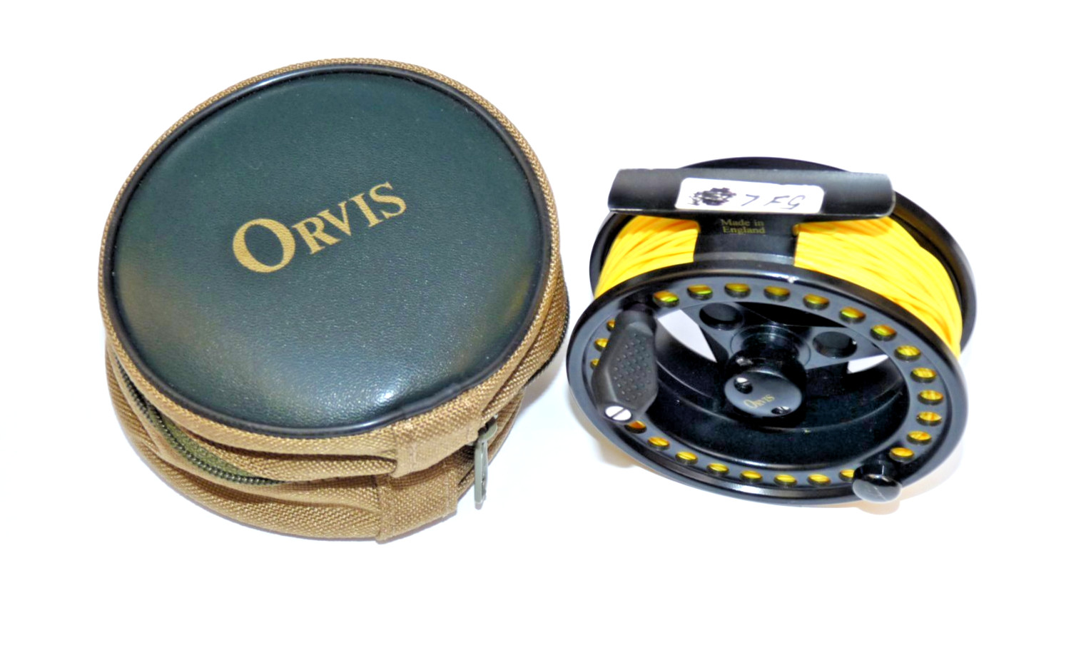 Orvis Battenkill 3 Large Arbor fly reel 3-3/4″ Made in England & case MJ78