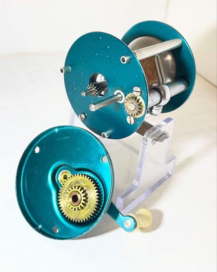 Bronson J.A.Coxe 95-C Vintage Fishing Reel Used, Green Spring Season
