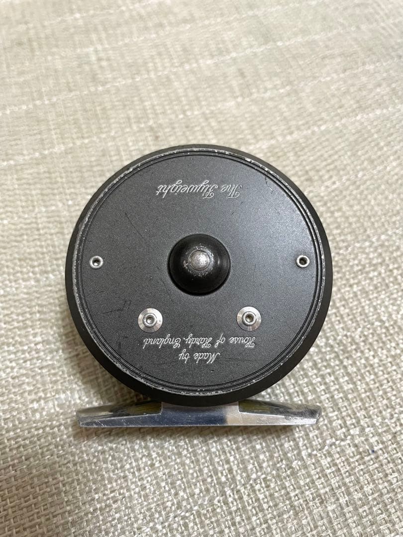 Hardy Flyweight Smooth U Guide Fly Reel Silver Old Model Free Shipping