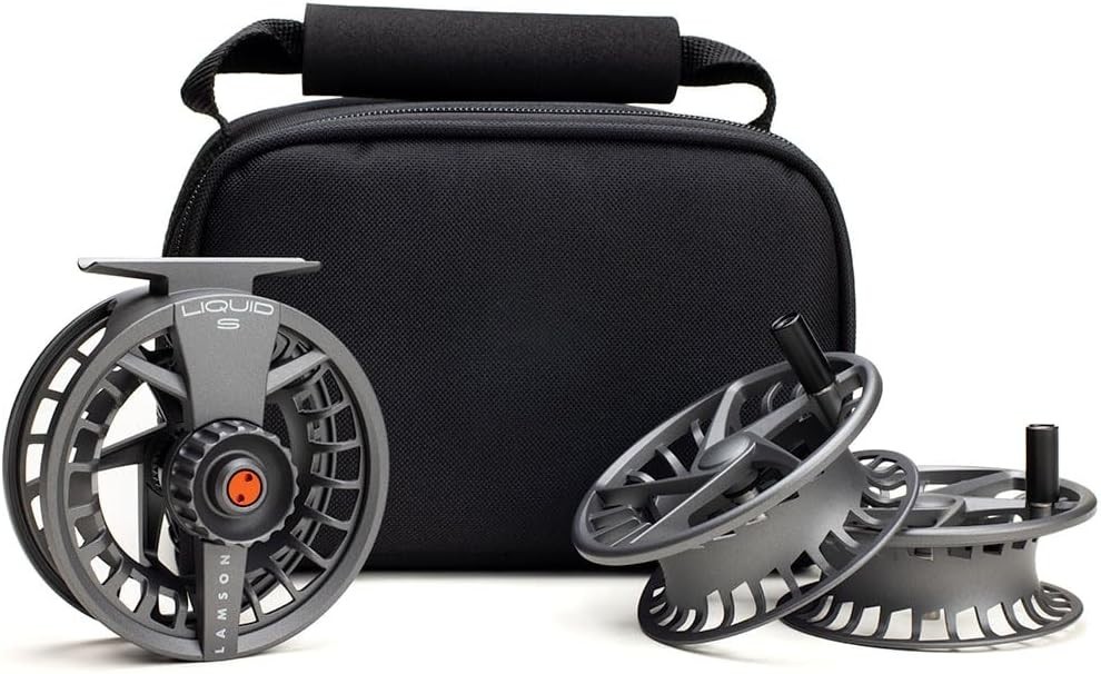 Lightweight Liquid S-Series Fly Fishing Reel with Powerful Drag & Large Arbor