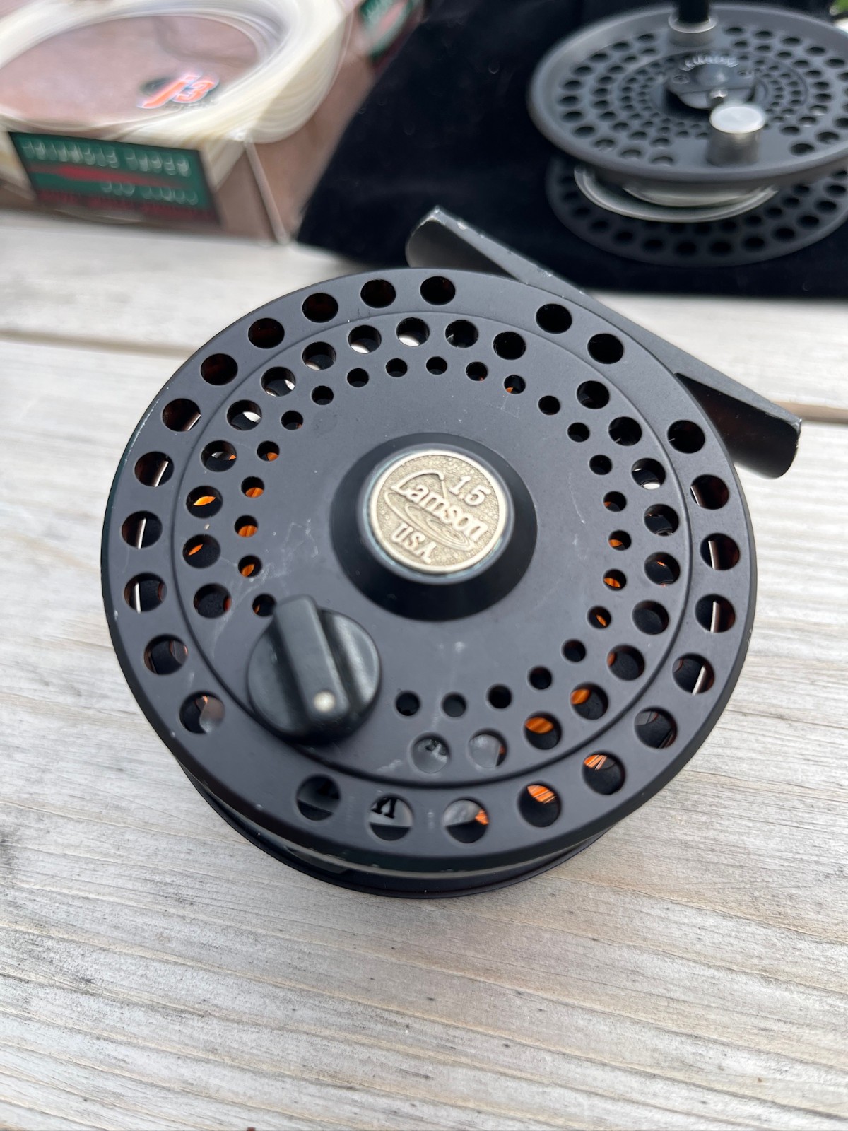 Lamson LP 1.5 Fly Fishing Reel w extra spool + Wulff TT3F
