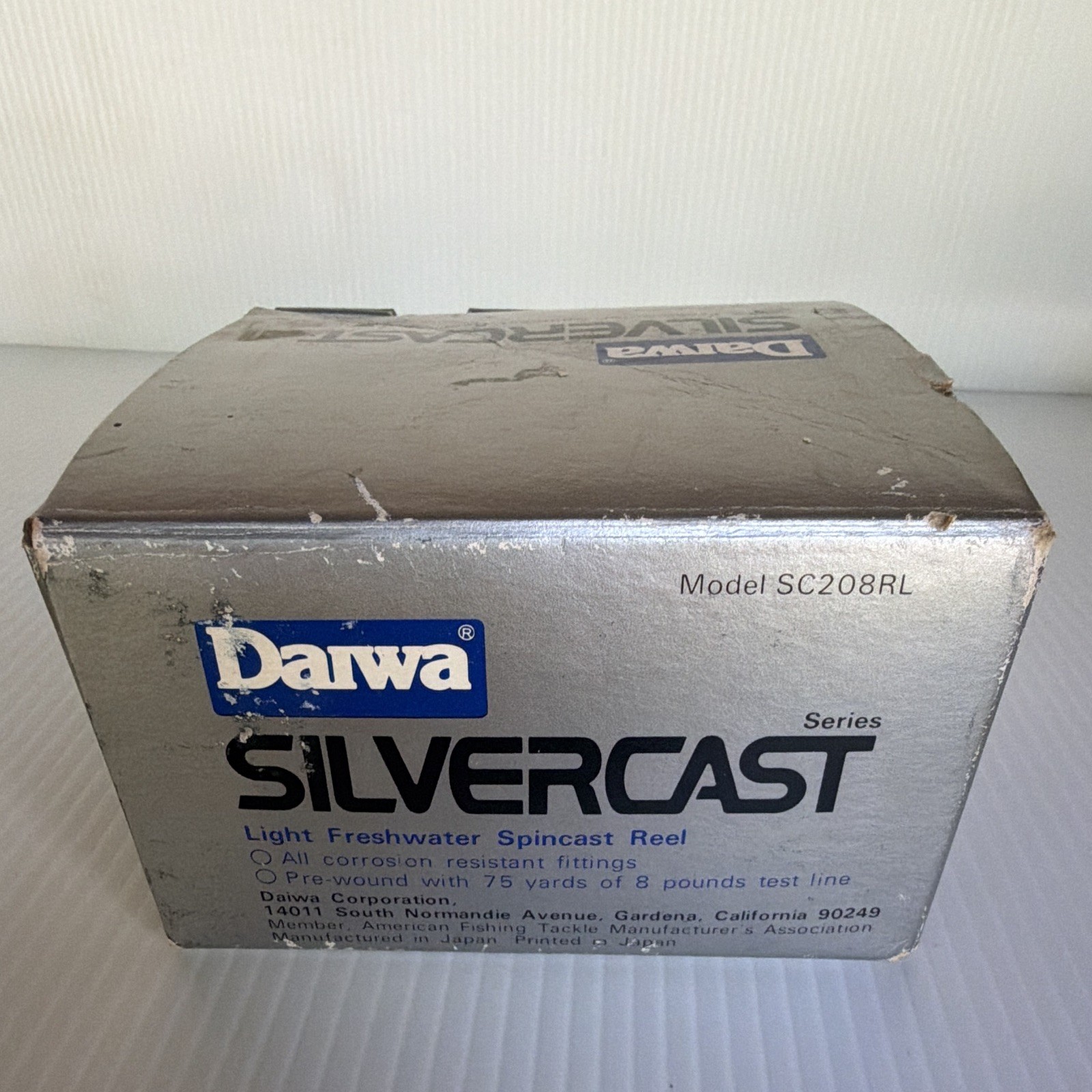 Vintage Daiwa Silvercast SC208RL Spincast Reel 4.1:1 1BB 8/75 Green Box Manual