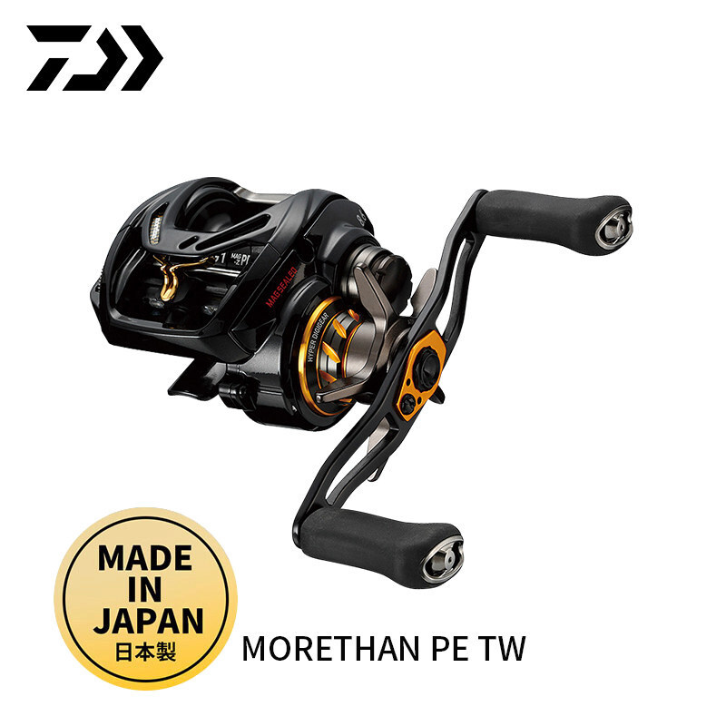 DAIWA MORETHAN PE TW Baitcast Reel Sea Bass Powerful Fishing Reel 1000SH 1000XH
