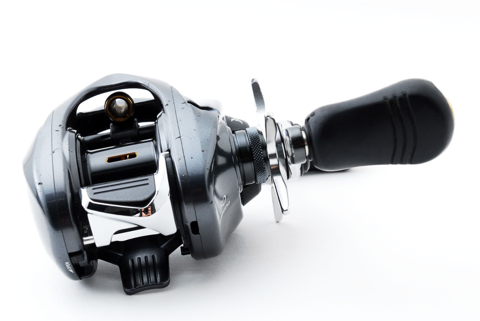 🌟EXC+3🌟 Shimano 15 Aldebaran 50 Right Custom Handle Baitcast Reel JAPAN #115