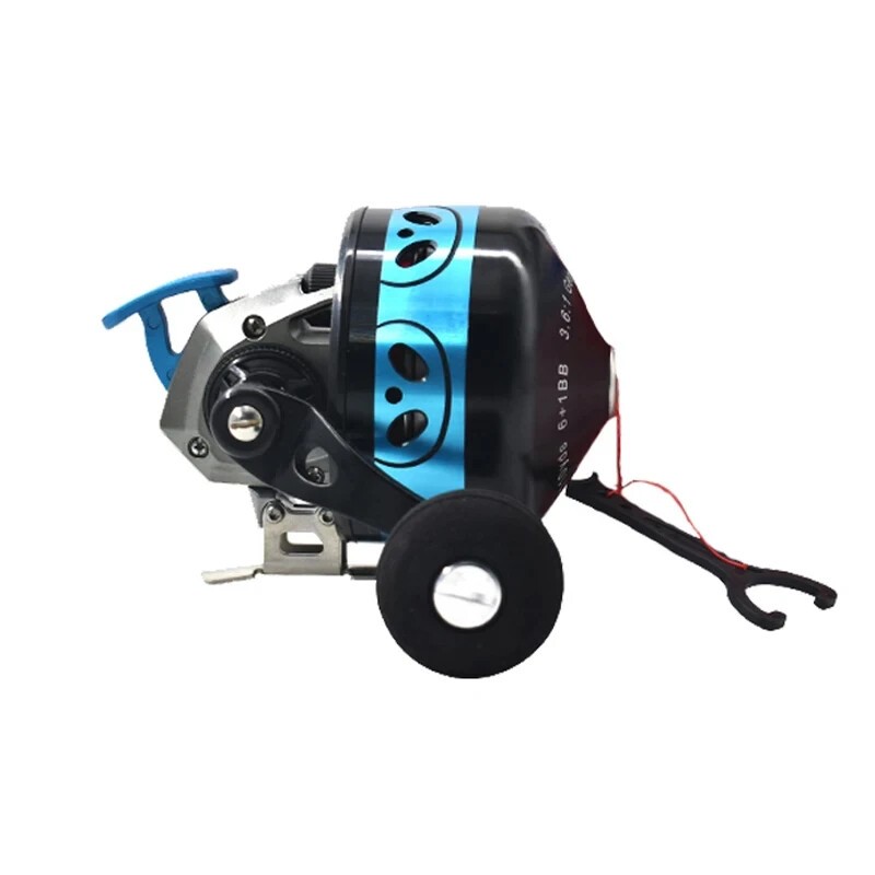 Fishing Reel Metal Slingshot Shooting Fish Closed Wheel Left/Right Rocker Arms