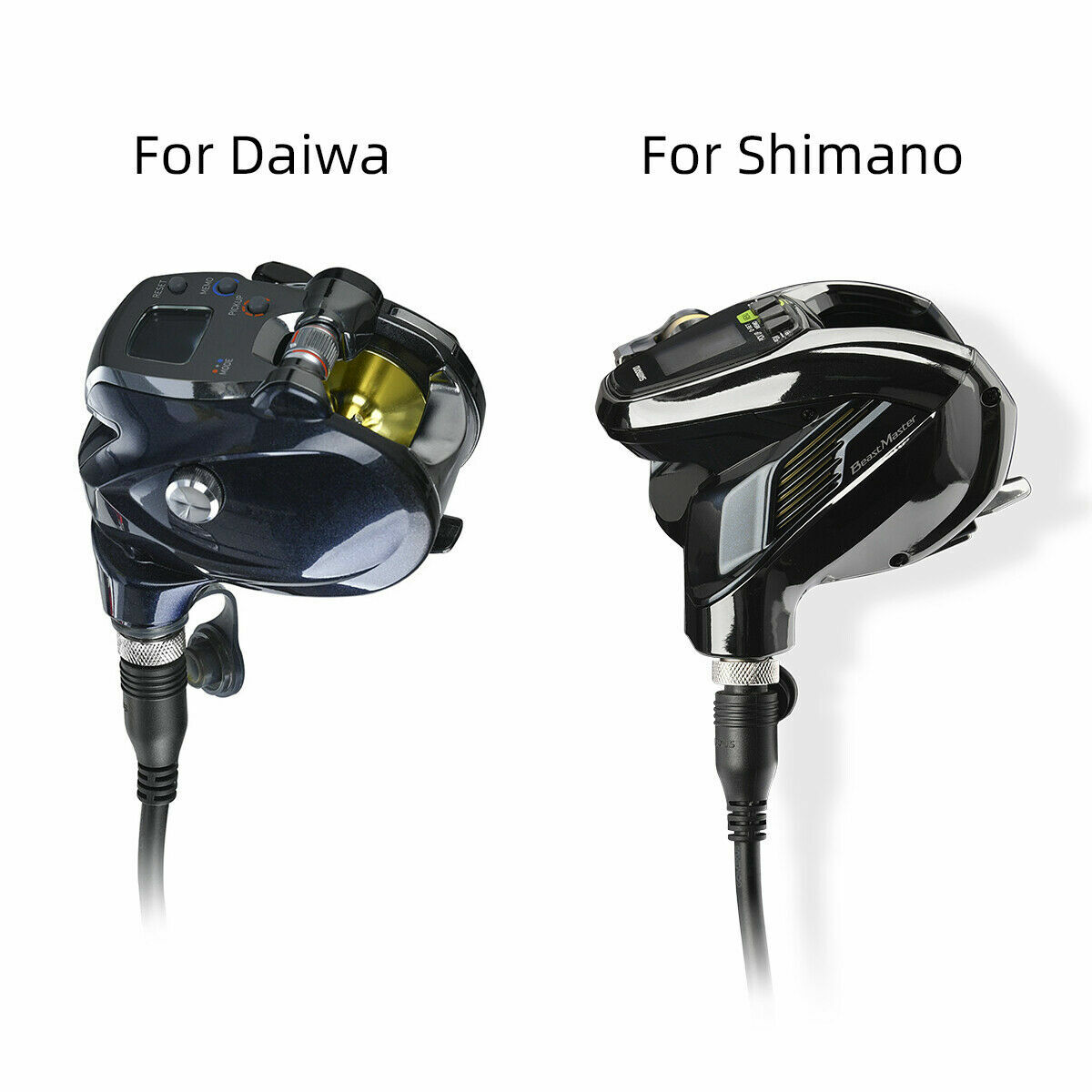 Power Cable for Daiwa Tanacom 500 750 1000 Shimano Electric Reel Power Cord 3M