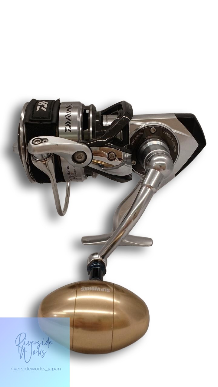 DAIWA 12 Catalina 5000H Fishing Reel with Modified Handle