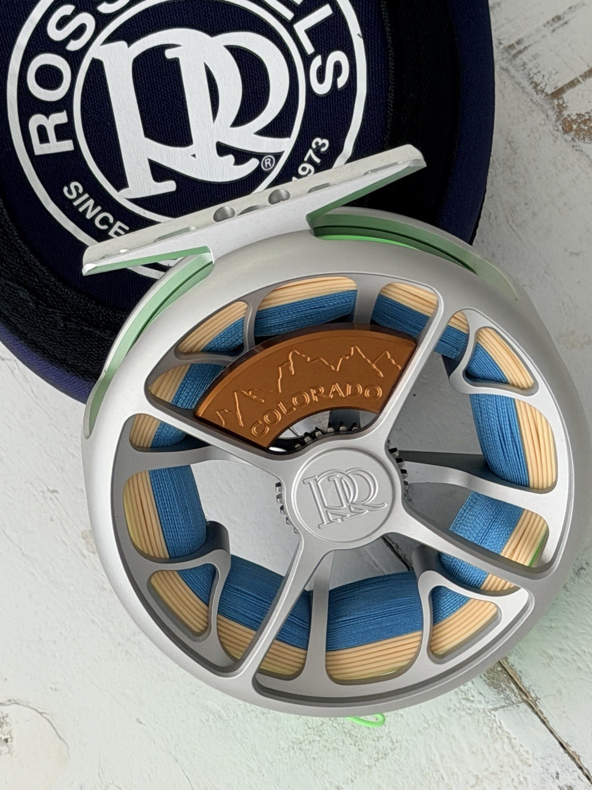 **BEAUTIFUL** 🔥ROSS COLORADO 4/5wt Reel & SA MPX 4wt Line🔥~LEGENDARY~🔥
