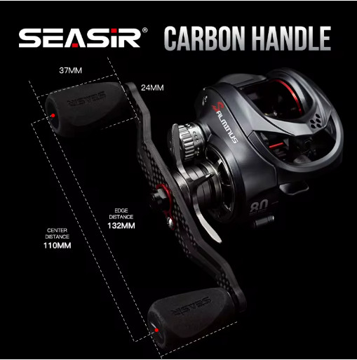Seasir Salminus Baitcasting Reel 8.0:1 12KG Drag