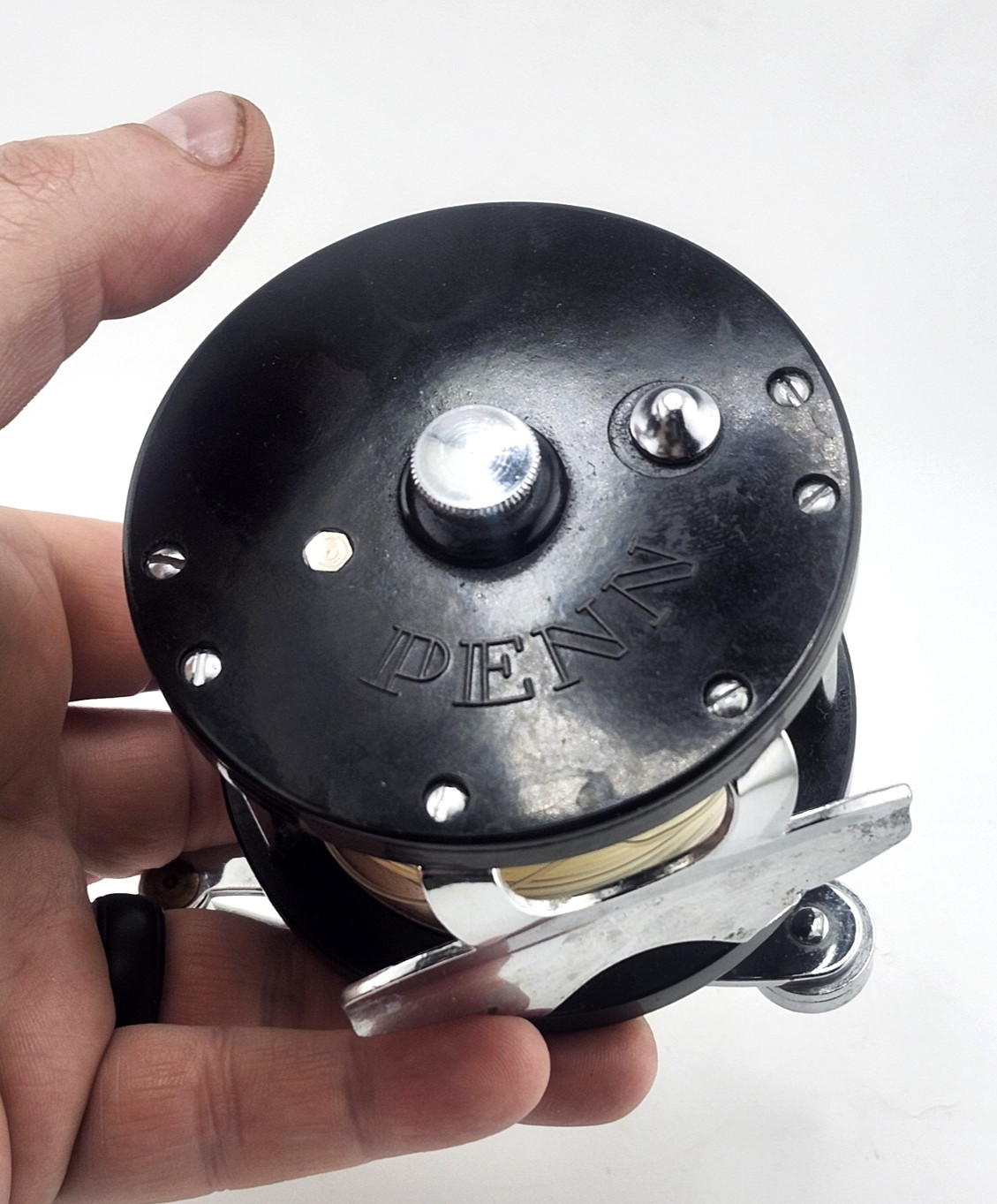 Penn Delmar 285M Fishing Reel W/Box Nice Condition W/ Line