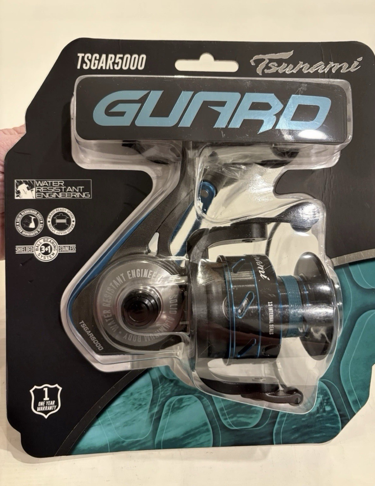 Tsunami Guard TSGAR5000/ Spinning Reel Water Resistant 4.9:1 20lb Drag