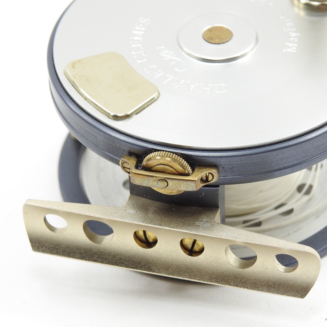 Charles Clemes Fly Fishing Reel. Perfect-Style. W/ Wood Box. Made in England.