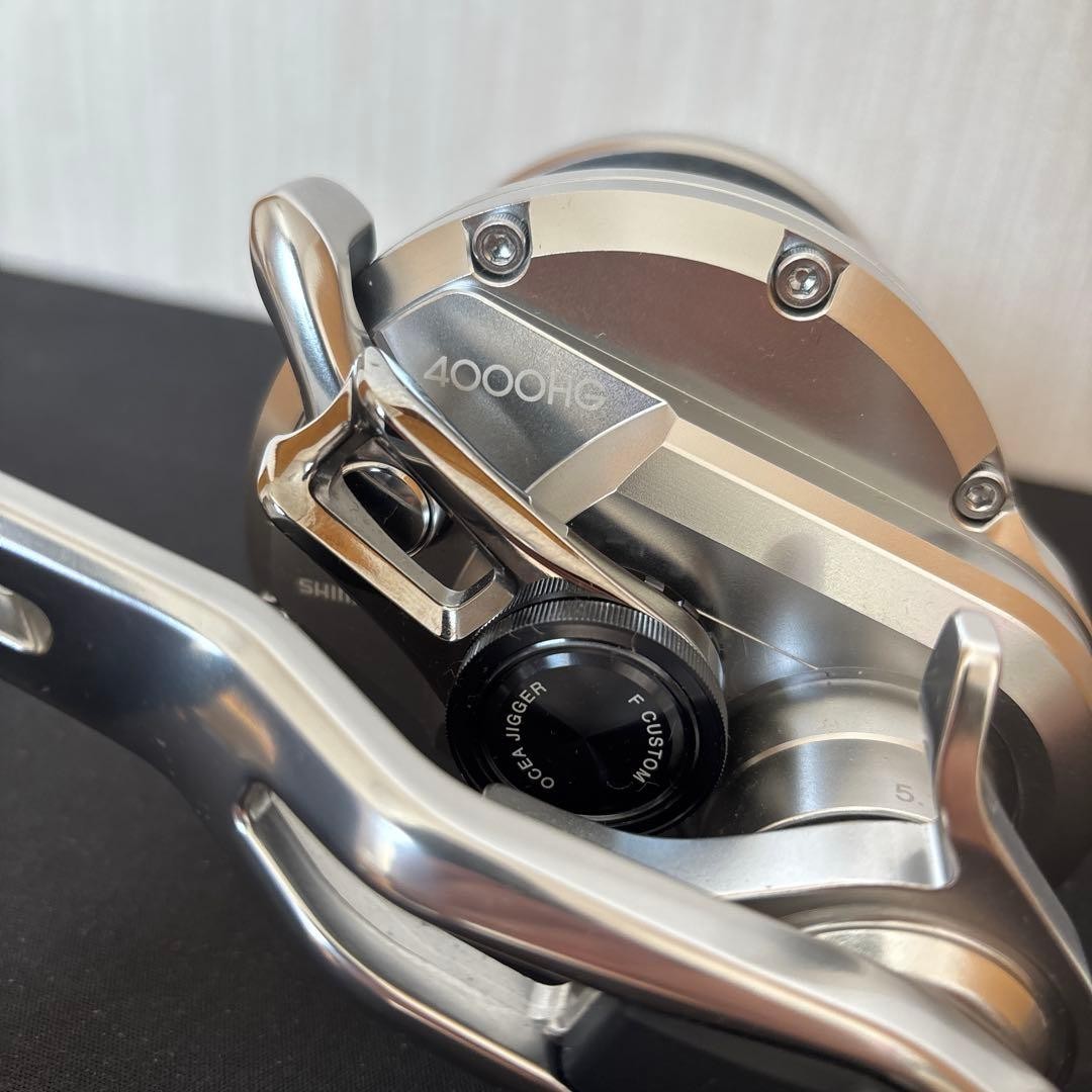 SHIMANO 20Ocea Jigger 4000HG Right Handle Fishing Reel Used JDM Japan