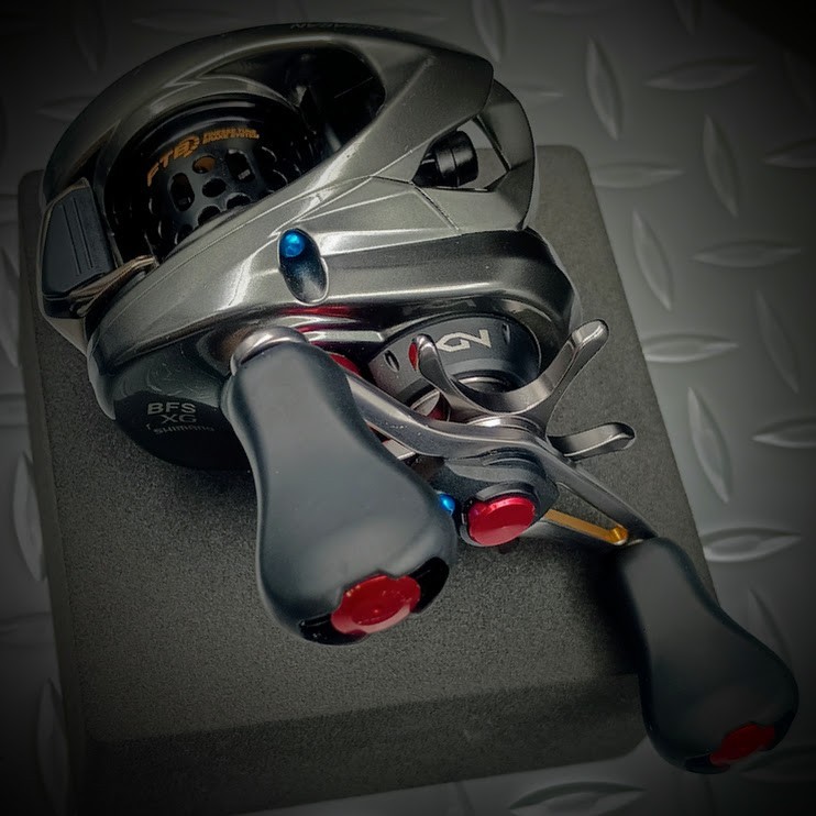 SHIMANO【16 ALDEBARAN BFS XG】R-H 8.0:1 Gear Ratio Used Baitcast Reel „Ex+“ W/Box