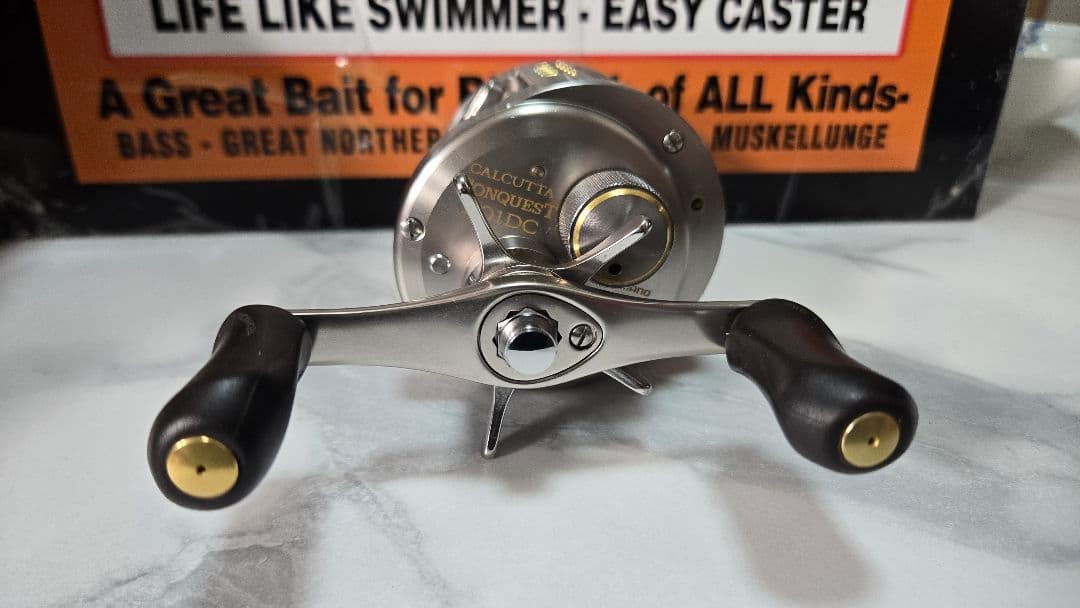 SHIMANO Baitcast Reel 03 CALCUTTA CONQUEST 201DC Left LH 5.0:1 Exc+++++