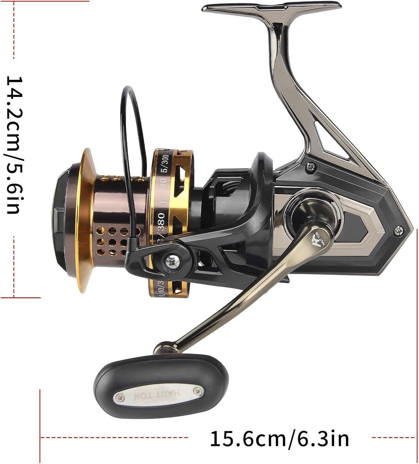 Corrosion Resistant Surf Spinning Fishing Reel 8000/12000 – 44lbs Powerful Drag
