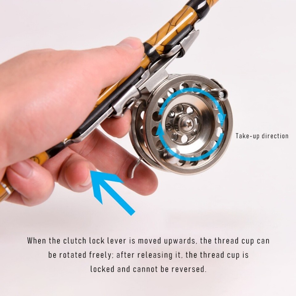 Ice Fishing Reel Right Handed Raft Wheel Ultra-light Fly Fishing Reel