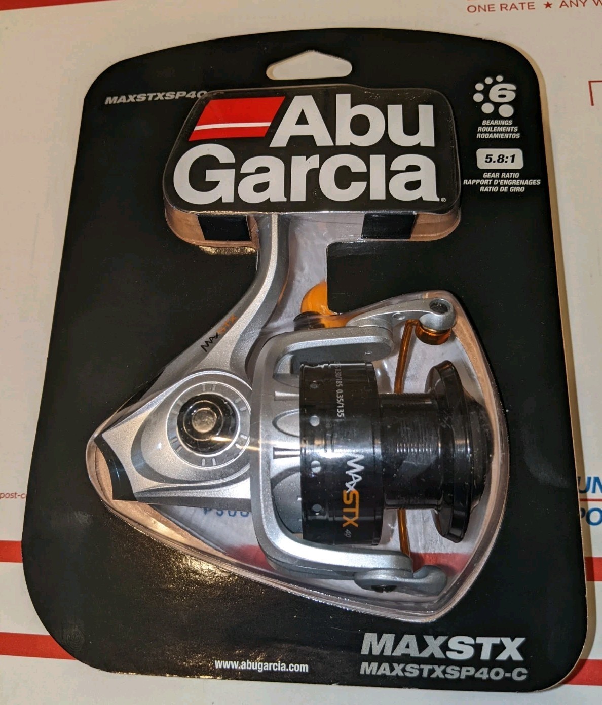 Abu Garcia Max STX Spin Spinning Reel – 5.8:1 – 40 Size MAXSTXSP40 NEW SEALED
