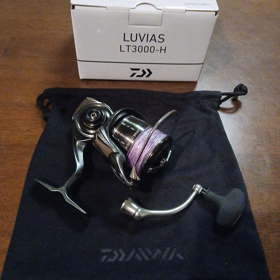 Daiwa LUVIAS LT3000-H Spinning Reel Purple Spool Lightweight Durable Used