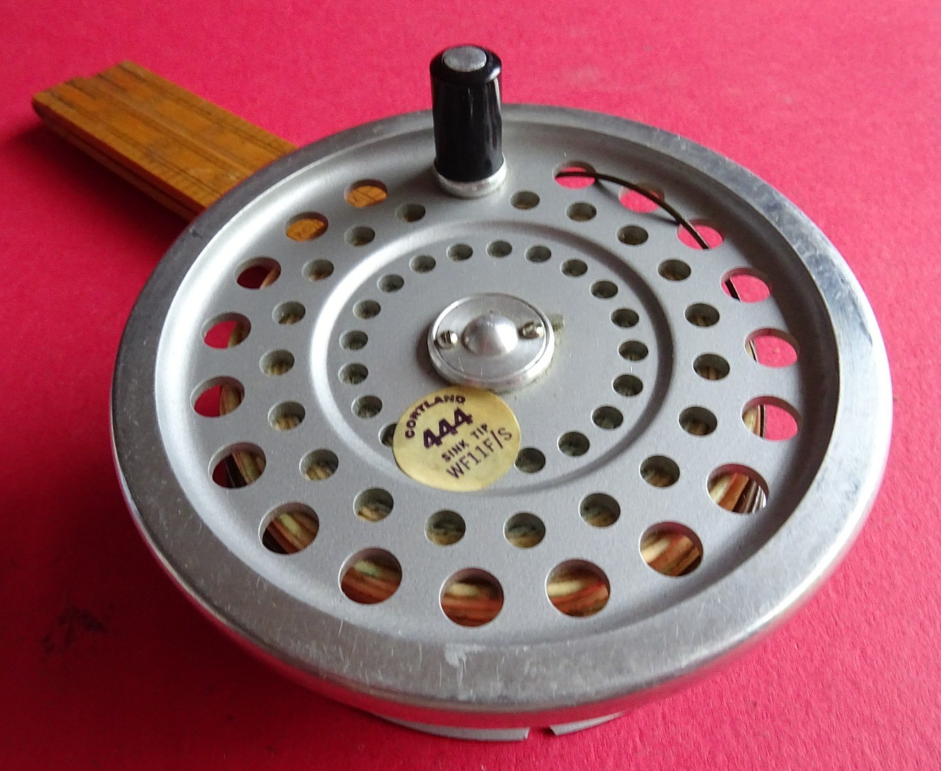 A GOOD USED VINTAGE HARDY MARQUIS SALMON NO.2 SPARE SPOOL (SPOOL ONLY)