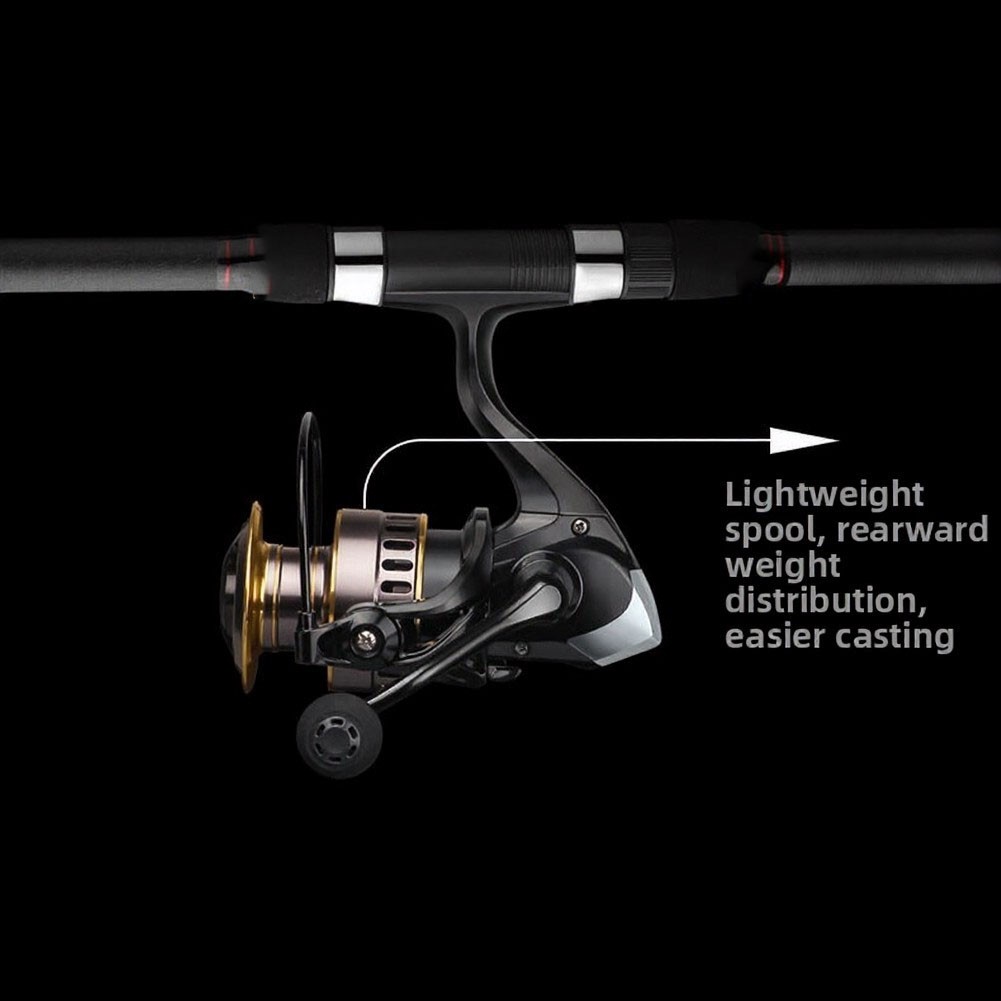 Metal Reel 10KG Brake Power Full Metal Gear Train Freshwater Saltwater