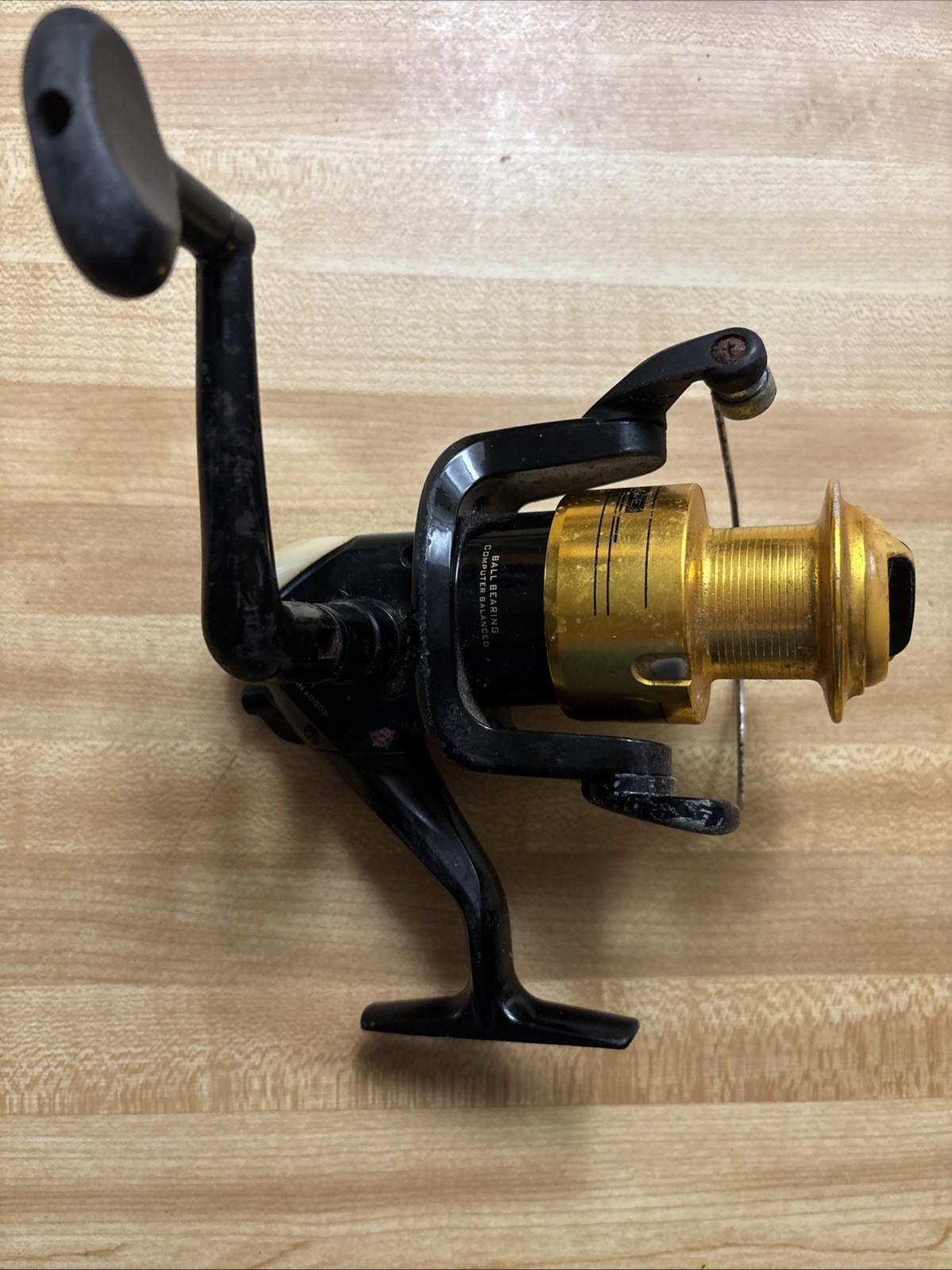 Roddy Hunter 345 Graphite Long Spool Spin Reel Ball Bearing