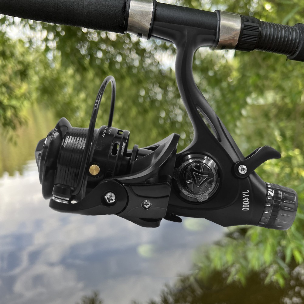 9+1BB Spinning Fishing Reel Dual Brake System Dual Spools Interchangeable Handle