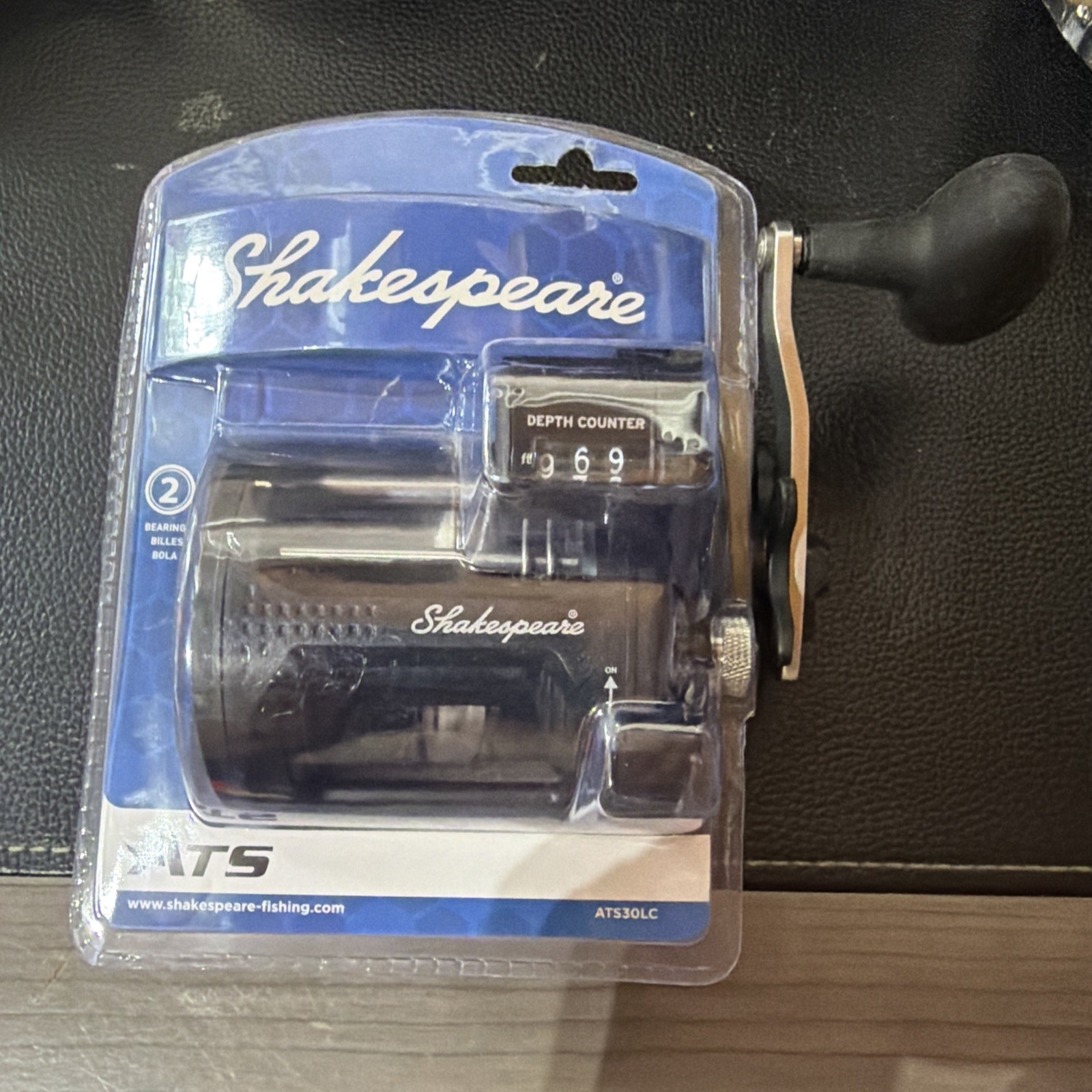 Shakespeare ATS30LC Fishing Trolling Reel with 2 Bearings Ratio 6.3:1
