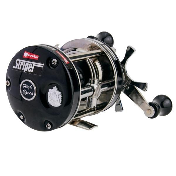Abu Garcia Ambassadeur 6501 Striper Black Left Baitcasting Reel