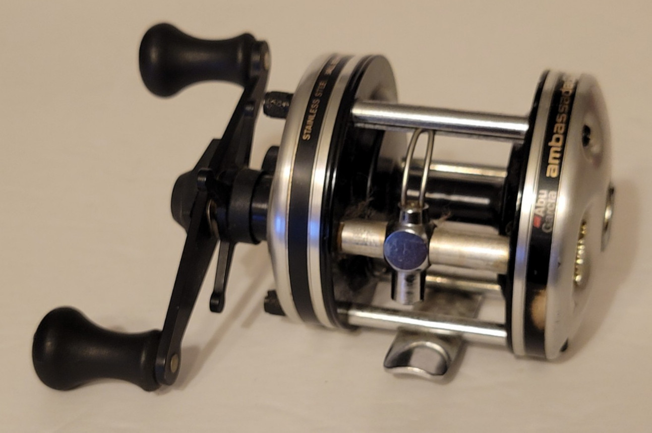 Vintage Abu Garcia Ambassadeur 5500C Fishing Reel Made In Sweden Used Condition