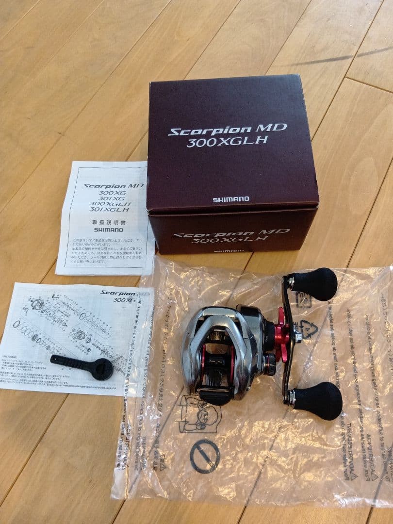 Shimano Scorpion MD 300XGLH Baitcasting Reel LH CORE SOLID BODY SVS MD TUNE