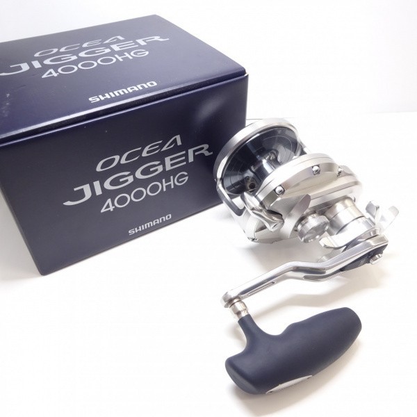 Shimano Ocea Jigger 4000HG baitcasting reel, double-axis, 20mm (right)