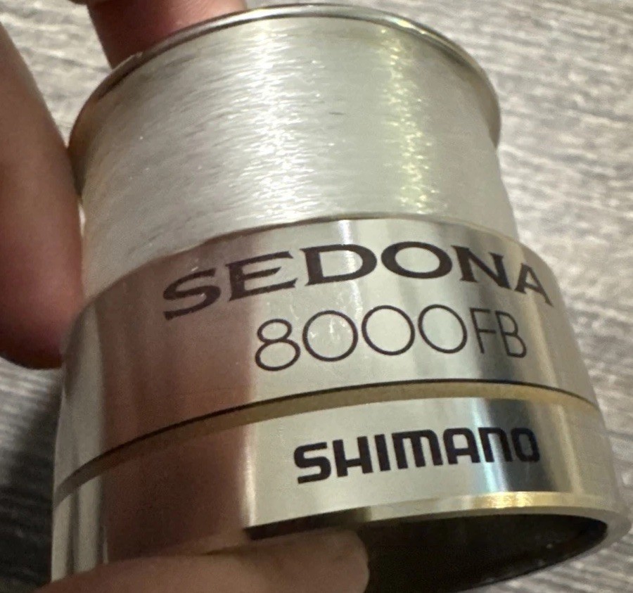 SHIMANO SEDONA 8000FB Fishing Reel Extra Spool Great Condition Free SH