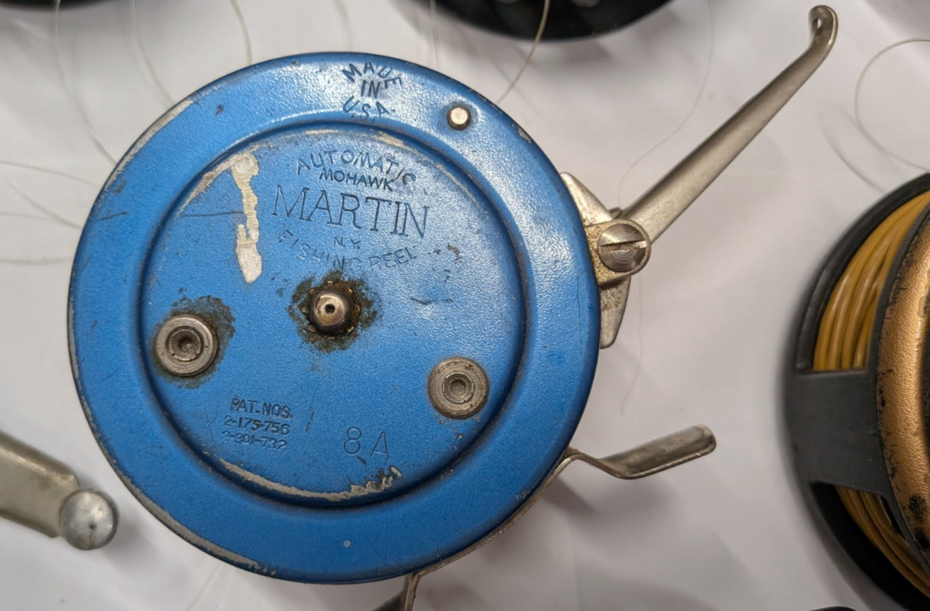 Vintage Lot of 9 Fly Fishing Reels Shakespeare Pflueger Martin Shina Danco