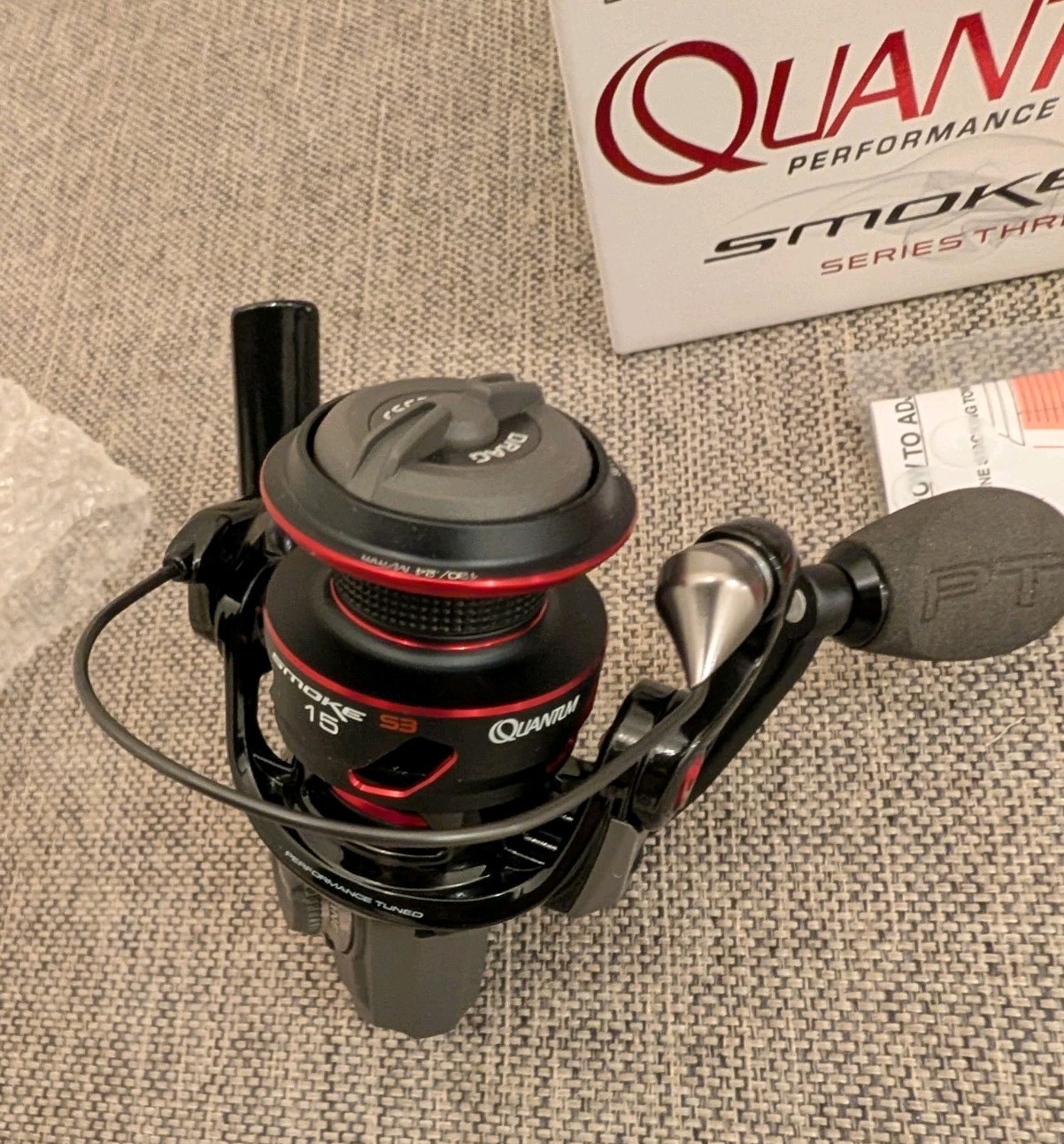 Brand New Quantum PT Smoke S3 15XPT Spinning Reel