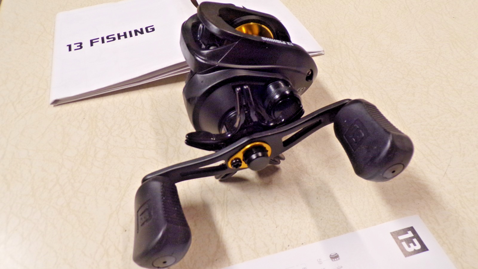 NEW – 13 FISHING ORIGIN R1 FISHING REEL -8:1:1 GEAR RATIO – 5 B.B. – LEFT HAND