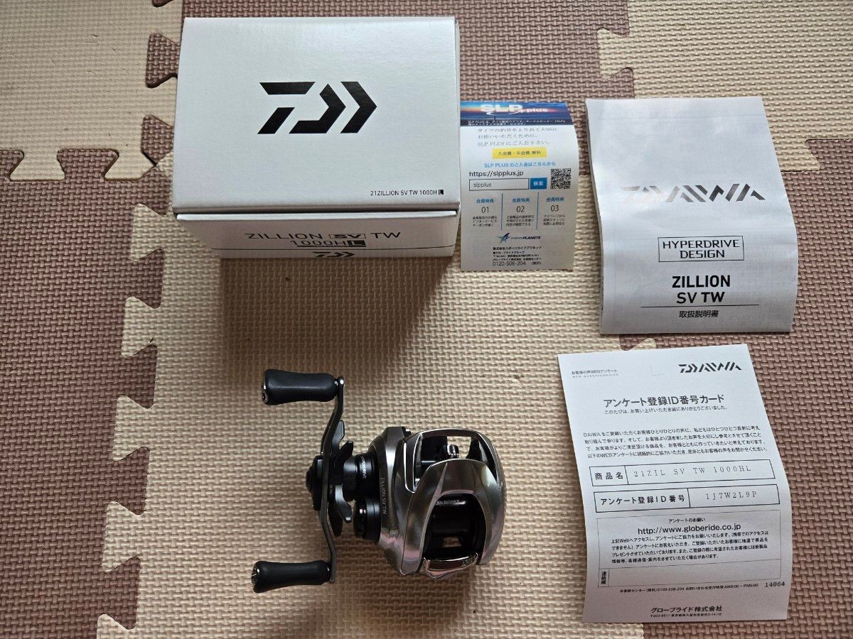 Daiwa 21 Zillion SV TW 1000HL SV Baitcasting Reel Left Handed Near Mint Japan