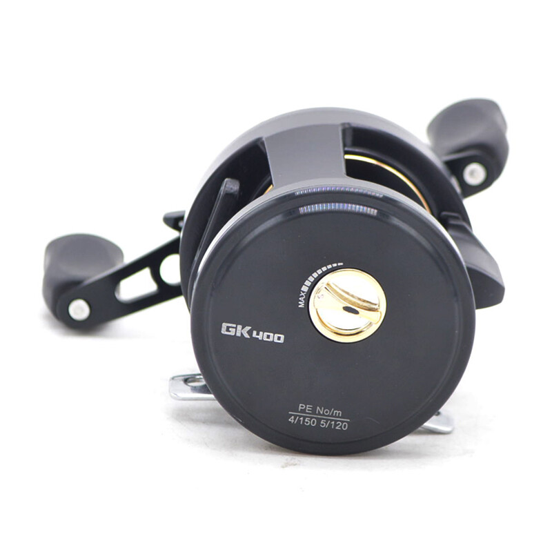 400 Size Round Reel Metal Body 9+1 BBs 6.0:1 Smooth Retrieve Baitcasting Fishing