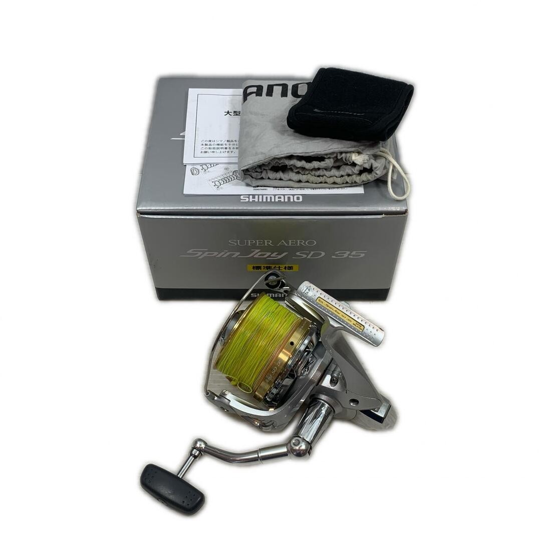 [Used] Shimano Super Aero SpinJoy SD 35 Spinning Reel w/Box Pouch – From JAPAN