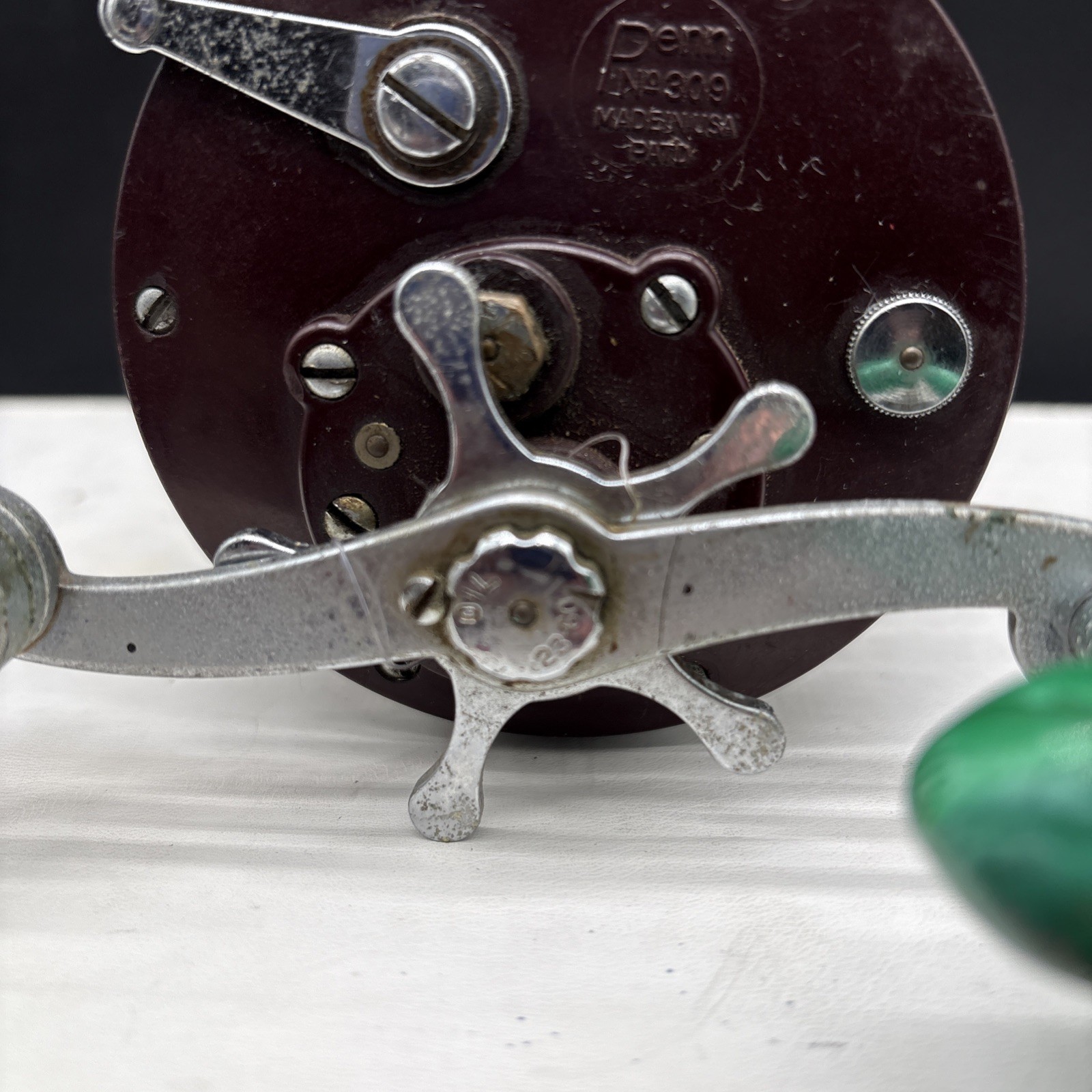 Vintage Penn Peer No. 309 Level Wind RH Deep Sea Salt Water Troll Reel USA NICE!