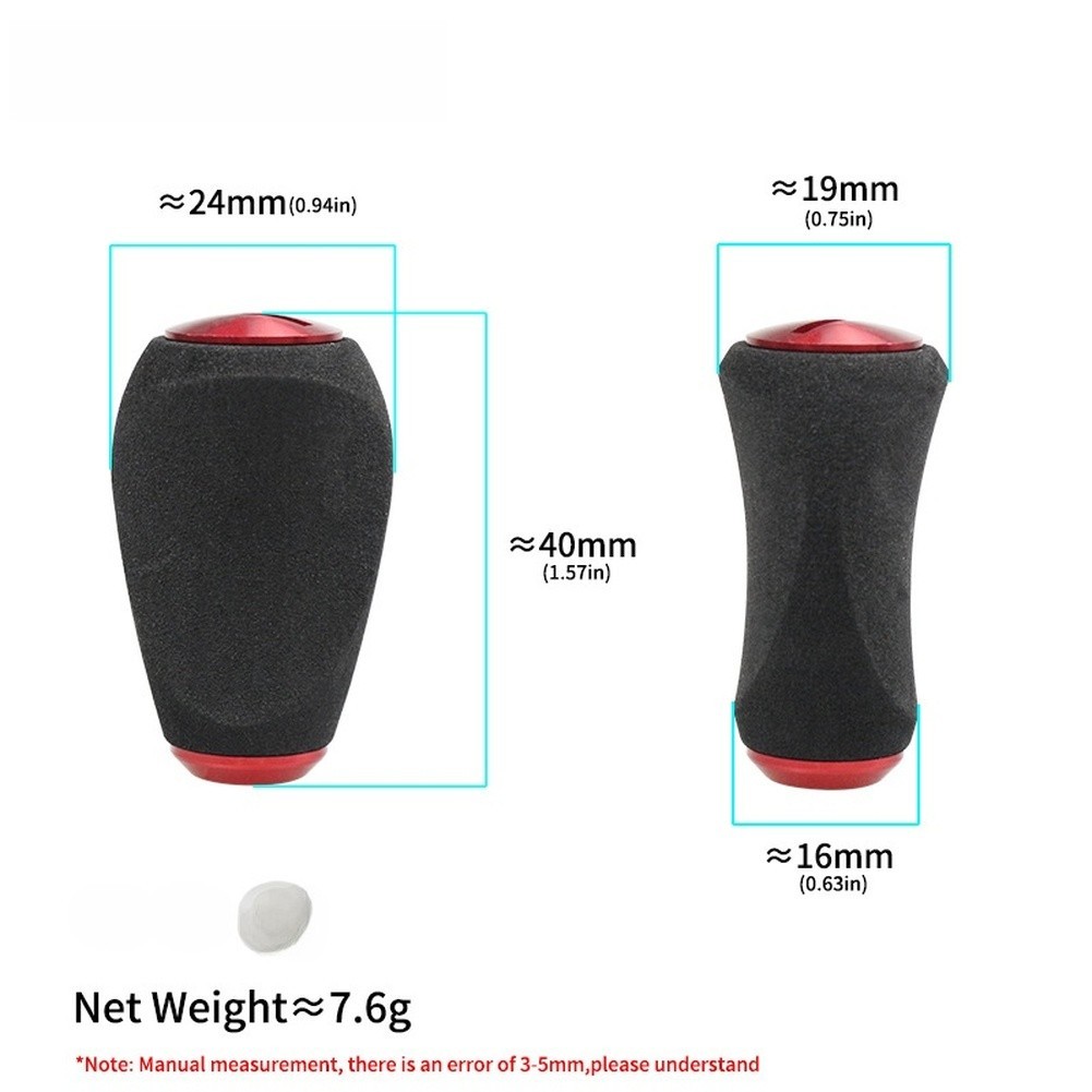 Replacement Part Fishing Reel Knob EVA Material Grip Optimized Grip Dimensions