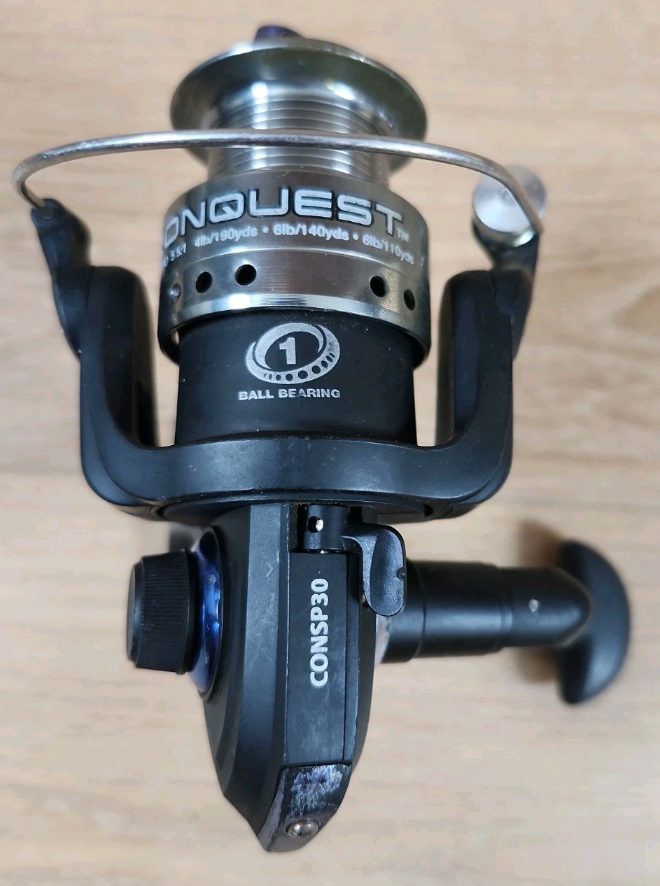 SHAKESPEARE CONQUEST CONSP30 5.5:1 GEAR RATIO SPINNING REEL