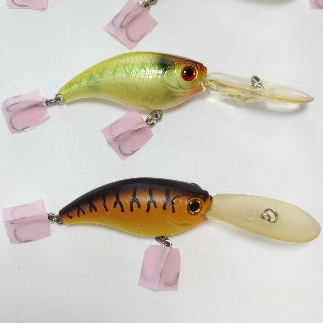 TIEMCO Diving pepper flat pepper crankbaits Scratched Fishing Lure Hard Lure