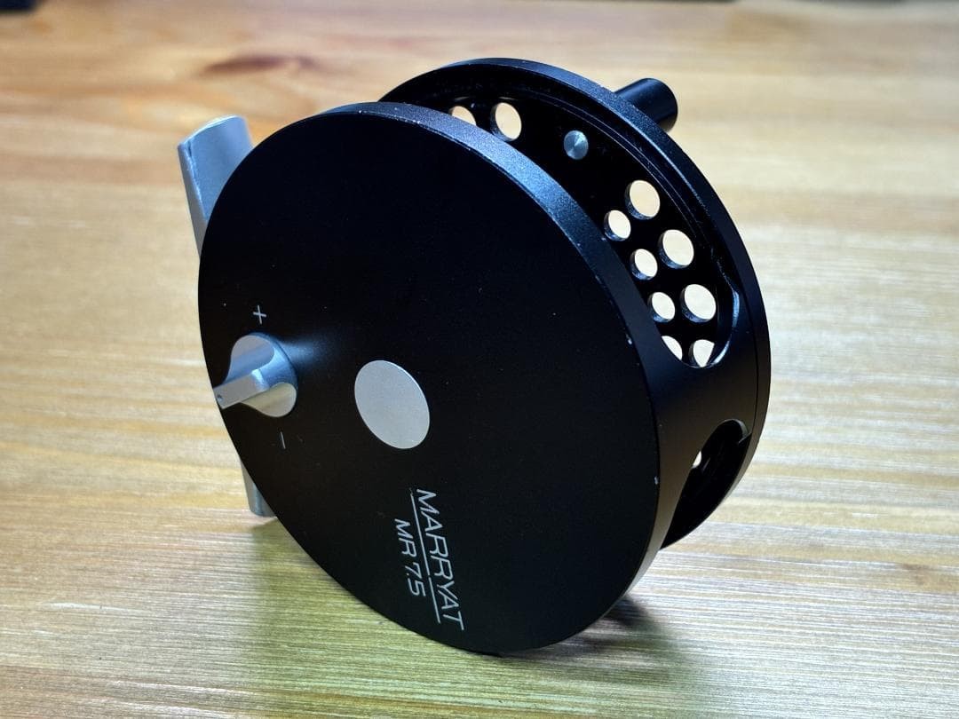 Mariette MR7.5 Fly Reel Black Excellent Condition Fly Fishing Aluminum Reel